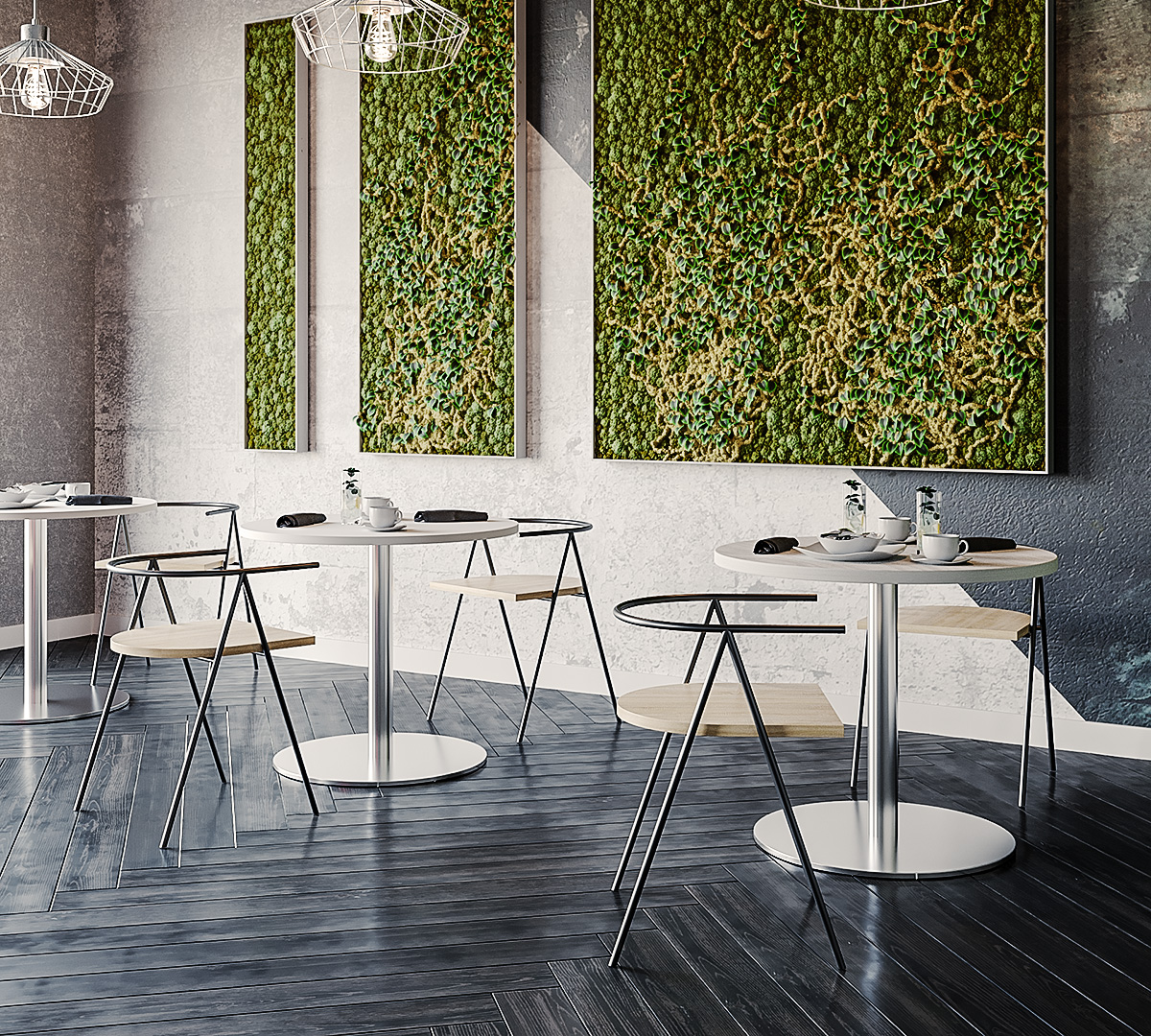 Bistro Stainless Steel | Breakroom and Cafe Table | Special-T 