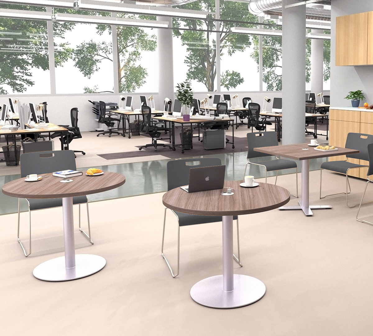 Sienna Cafe Power | Breakroom and Cafe Table | Special-T 
